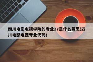 四川电影电视学院的专业2Y是什么意思(四川电影电视专业代码)